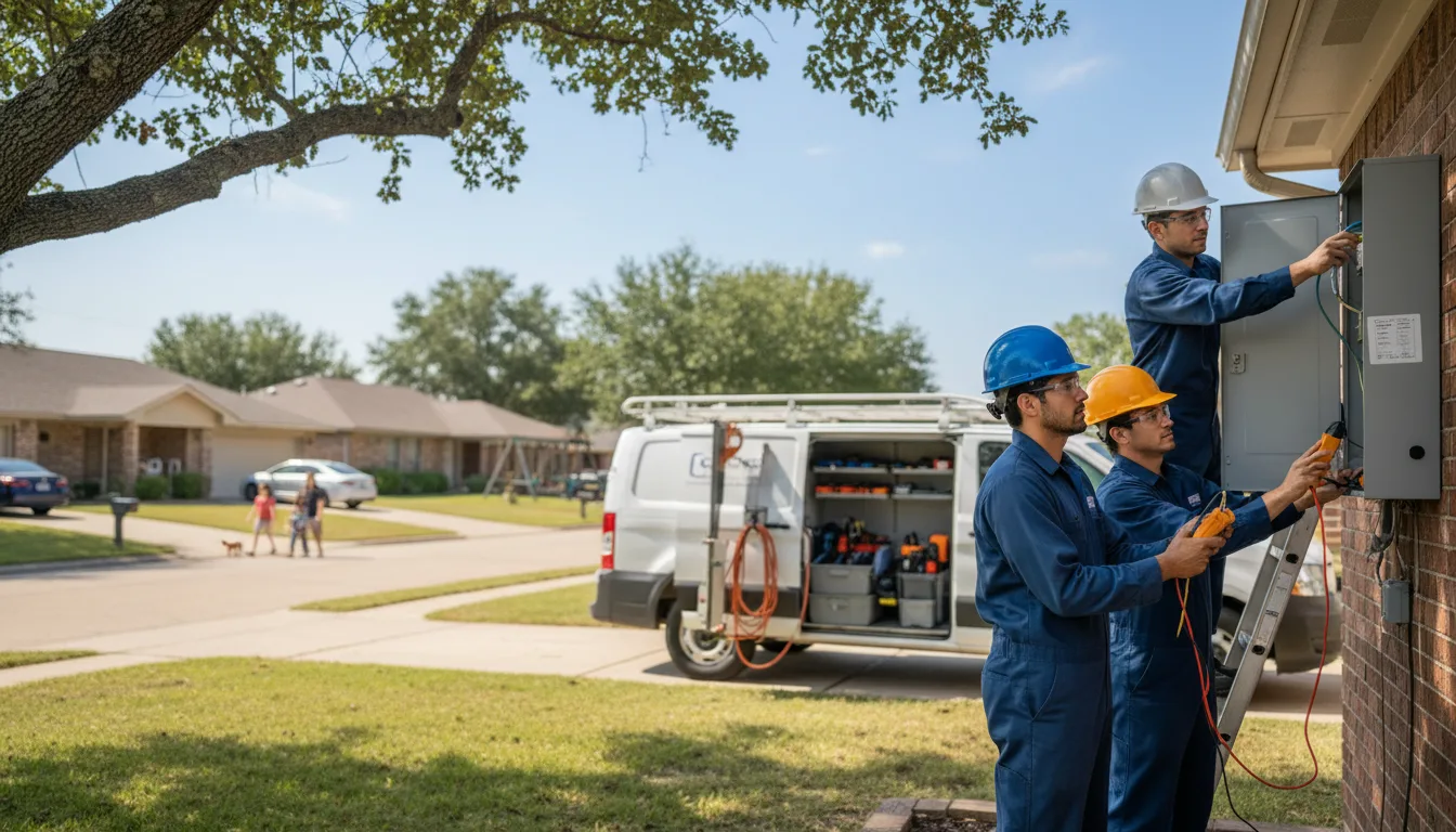 Certified electrician providing emergency electrical services in Montezuma, IA